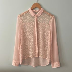 Abercrombie & Fitch pink blouse size S